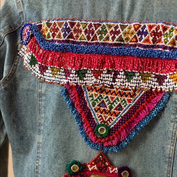 Embellished denim jacket - Picture 3 of 5